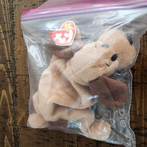 TY Beanie Baby "Bones" the Dog with both Hang/Swing and Tush Tags - Picture 10 of 10